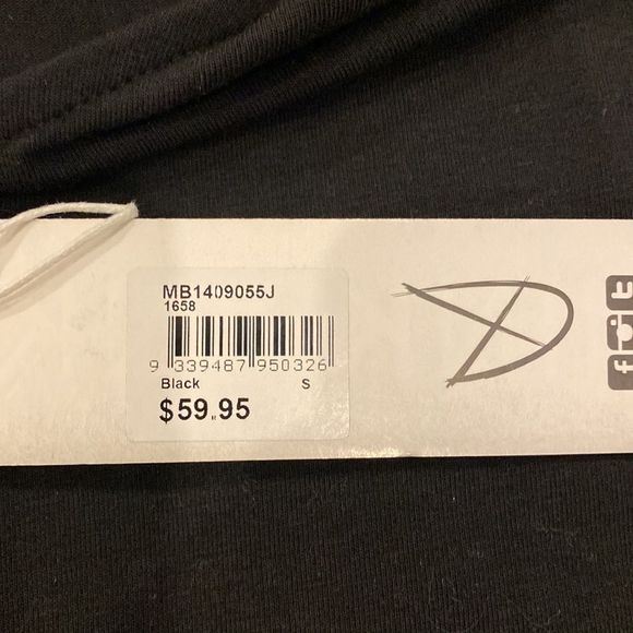 NWT. Mink Pink Black Scoop Neck Maxi Dress - Picture 6 of 6